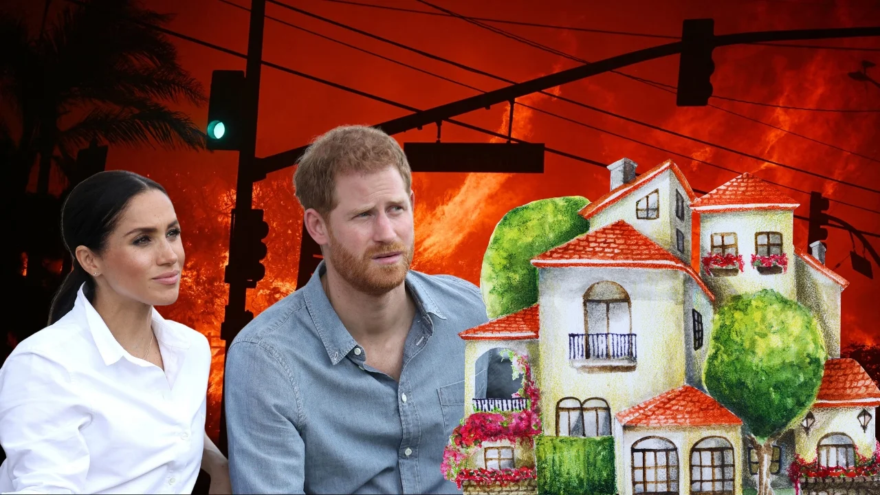 prince harry and meghan markle evacuated amid l wildfires