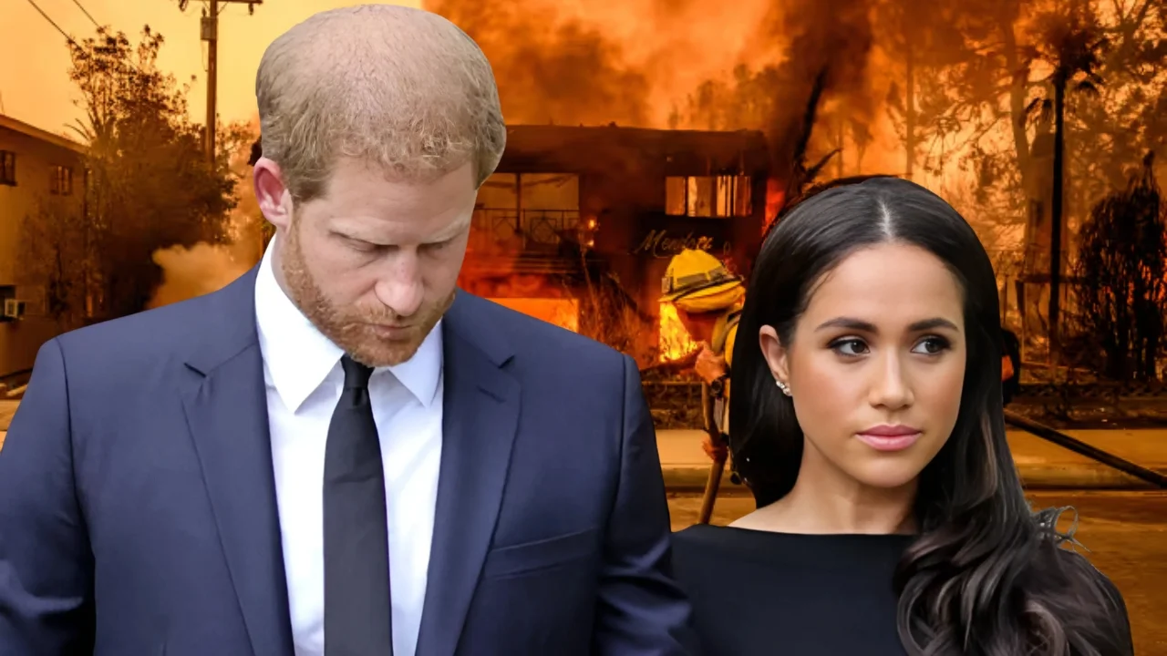 prince harry and meghan markle helps los angeles wildfires