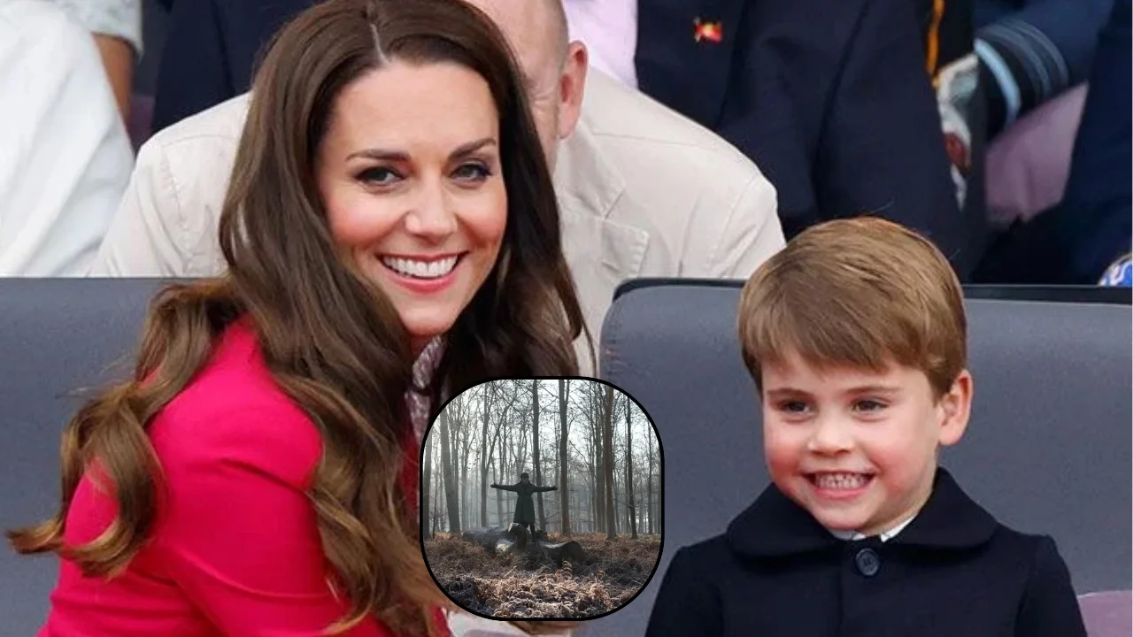 prince louis takes new photo of mom kate middleton