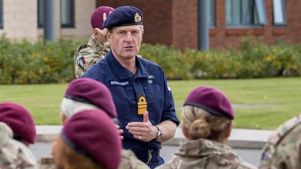 admiral sir ben key steps down