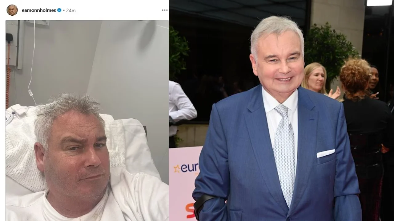 eamonn holmes in hospital after fall at home