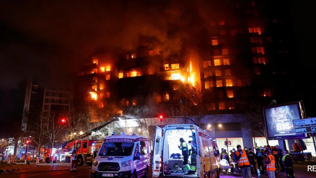fire breaks in southern spain