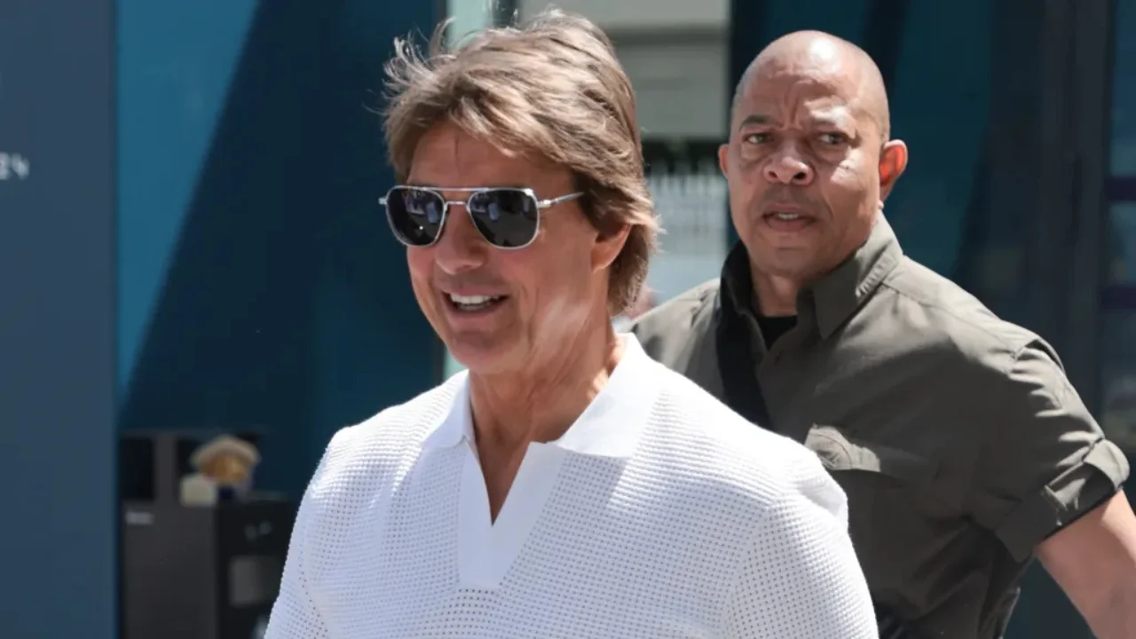 tom cruise attended david beckham's 50th birthday party
